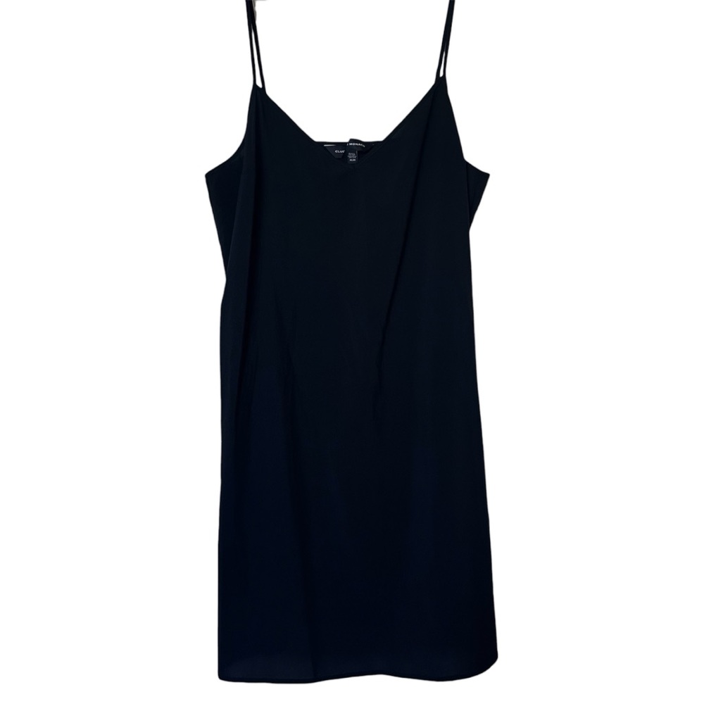 CLUB MONACO Printed 100% Silk Mini Dress with Slip Sz M - Picture 9 of 15